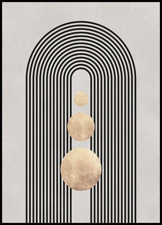 Lines and circles 19 Poster