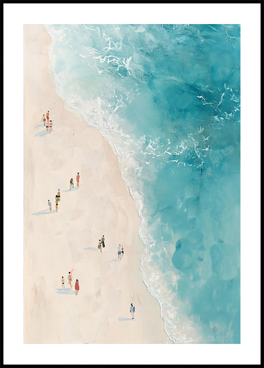 Strolling the Shore Poster