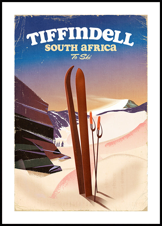 Tiffindell South Africa To Ski Poster