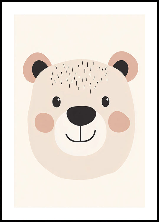 Smiling Bear Poster
