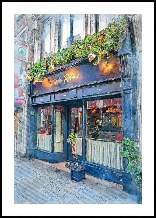 Dublin City Watercolor Art Ireland (10)