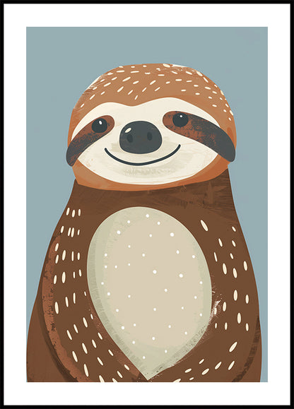 Happy Sloth Poster