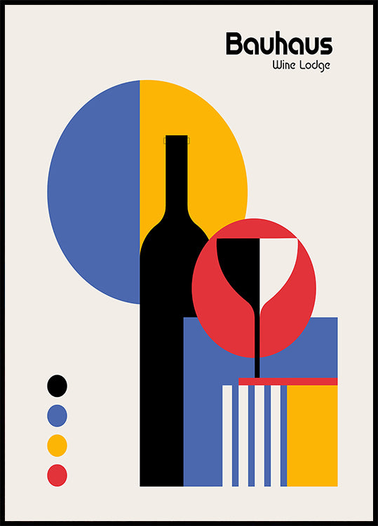 Bauhaus Wine Lodge Poster