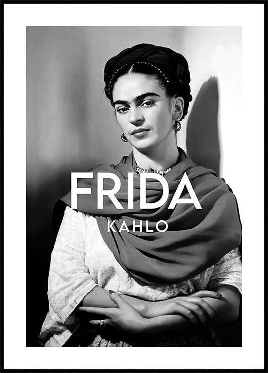 Frida Kahlo Portrait Feminist Poster