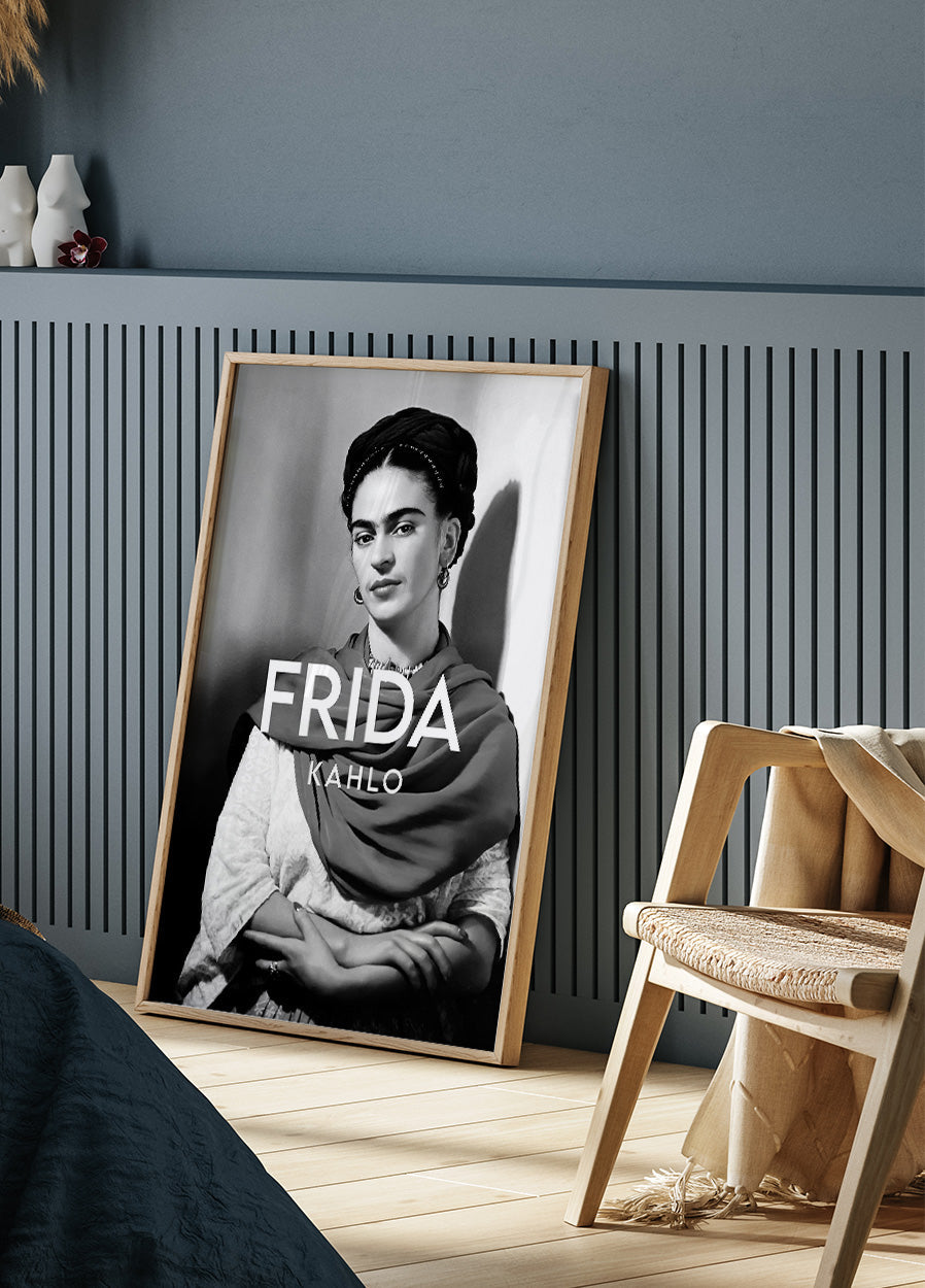 Frida Kahlo Portrait Feminist Poster