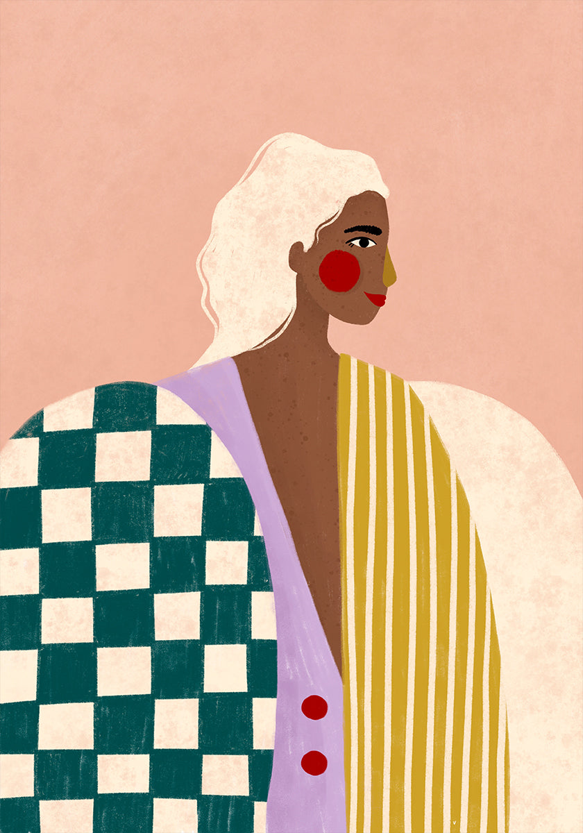 Funky Blouse Poster