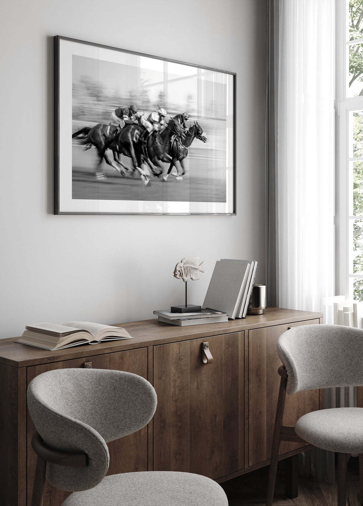 Galloping Racehorses
