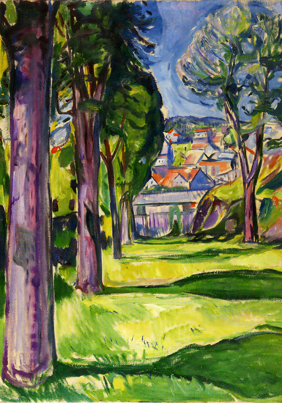Garden in Kragerø Poster