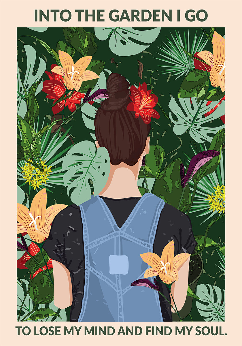 Into the Garden Standard Wall Art Poster