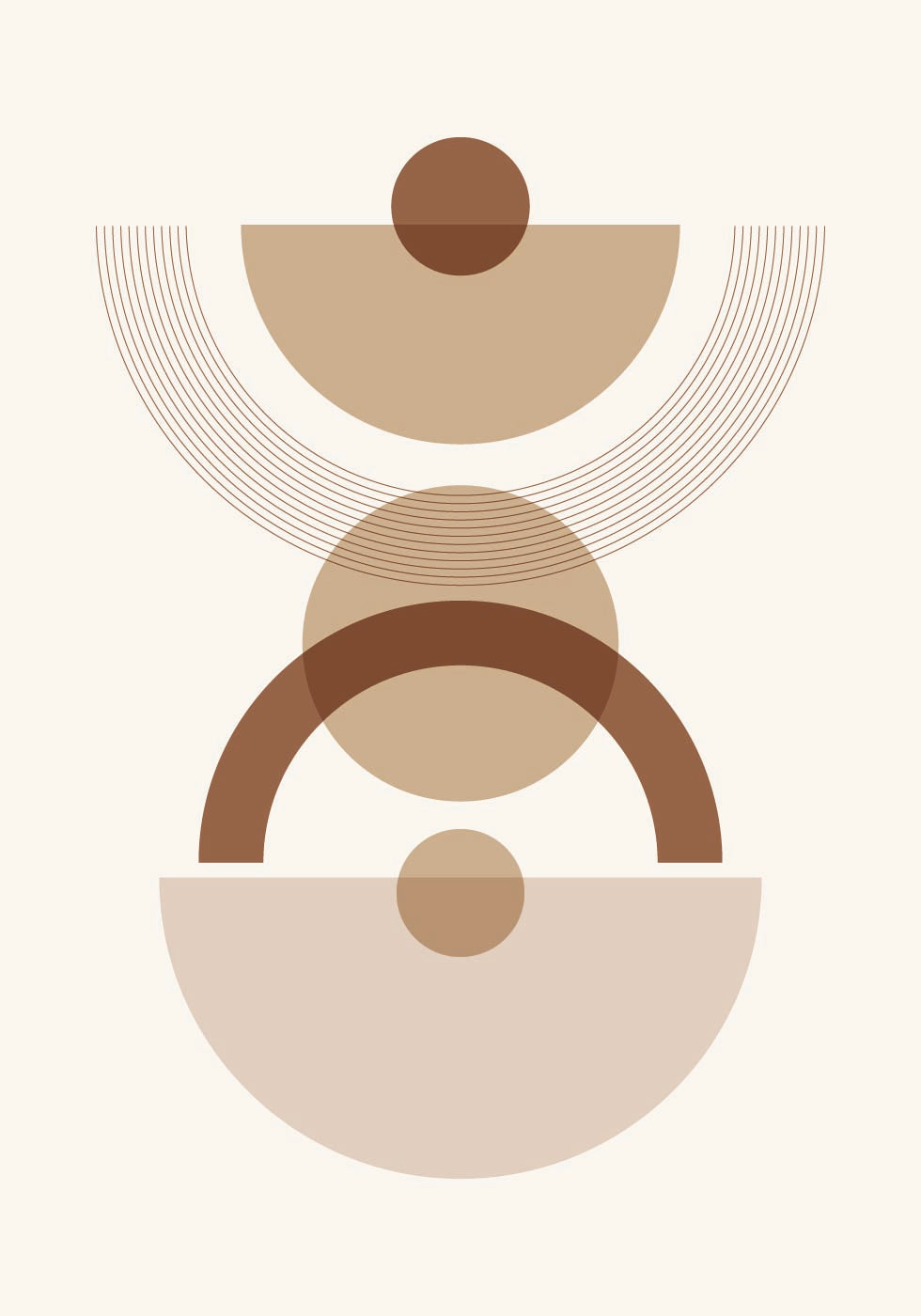 Geometric Shapes No. 1 Poster