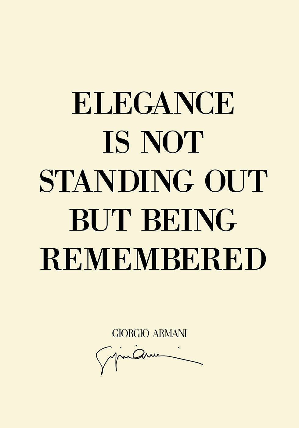 Elegance Quote Poster