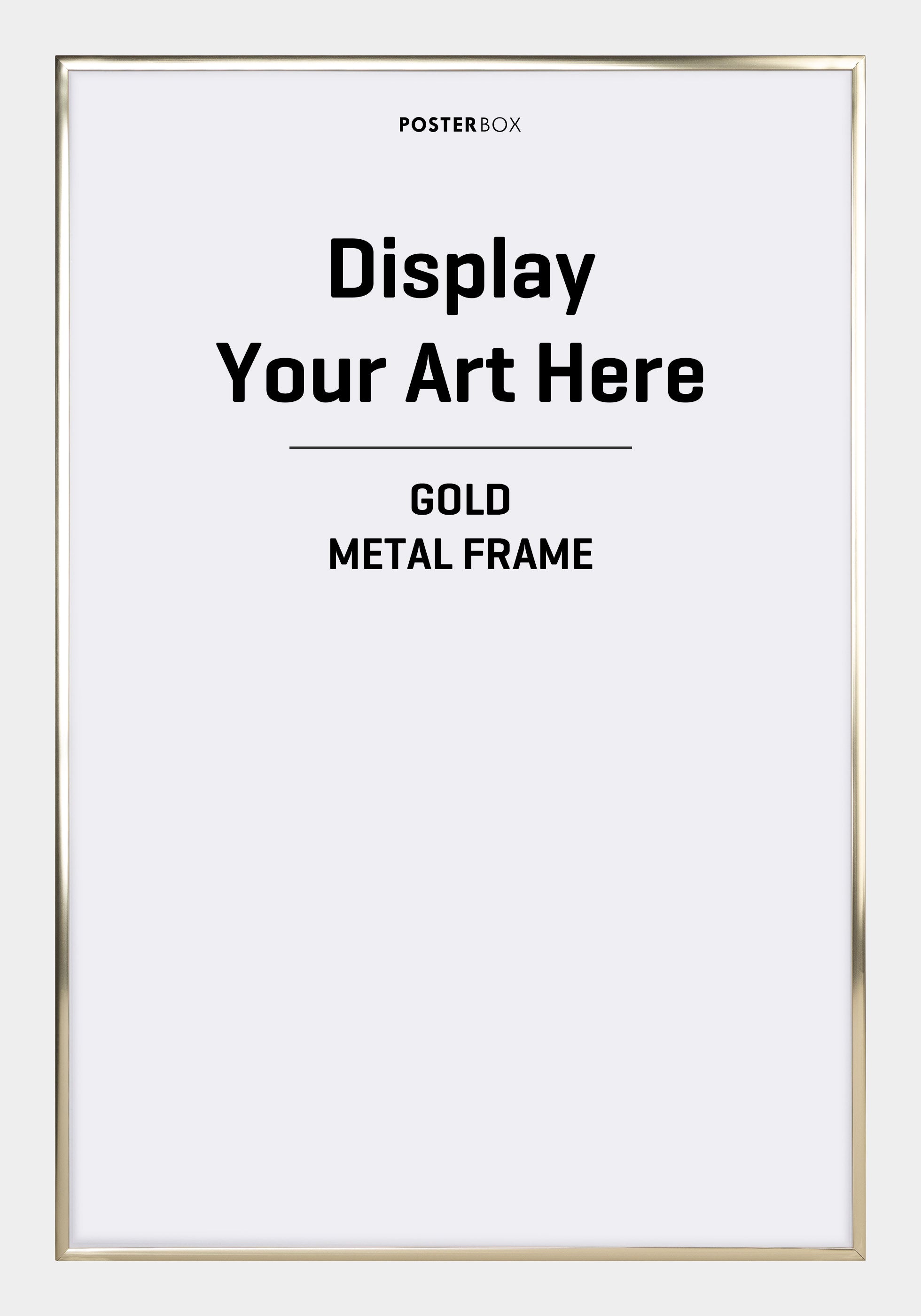 Gold Metal Frame