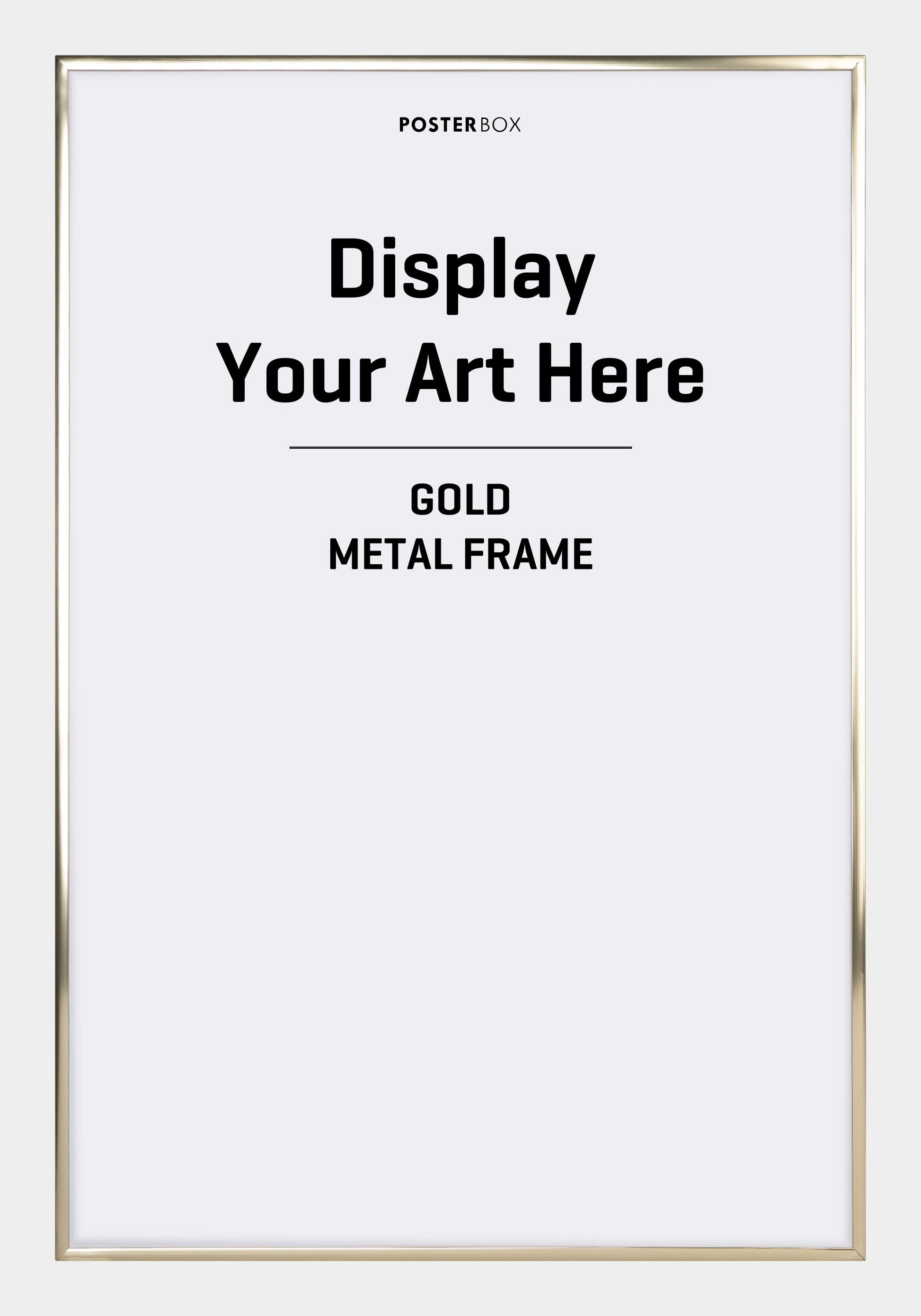 Gold Metal Frame