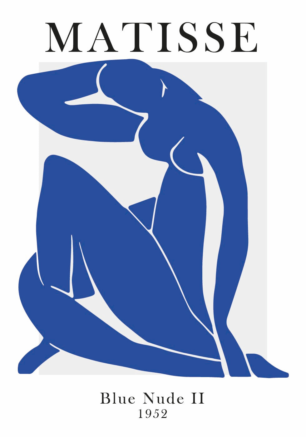 H. Matisse Blue Nude Poster