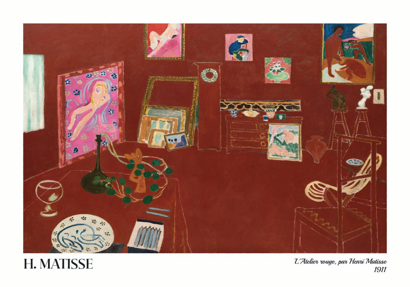 Henri Matisse - L_Atelier rouge Poster