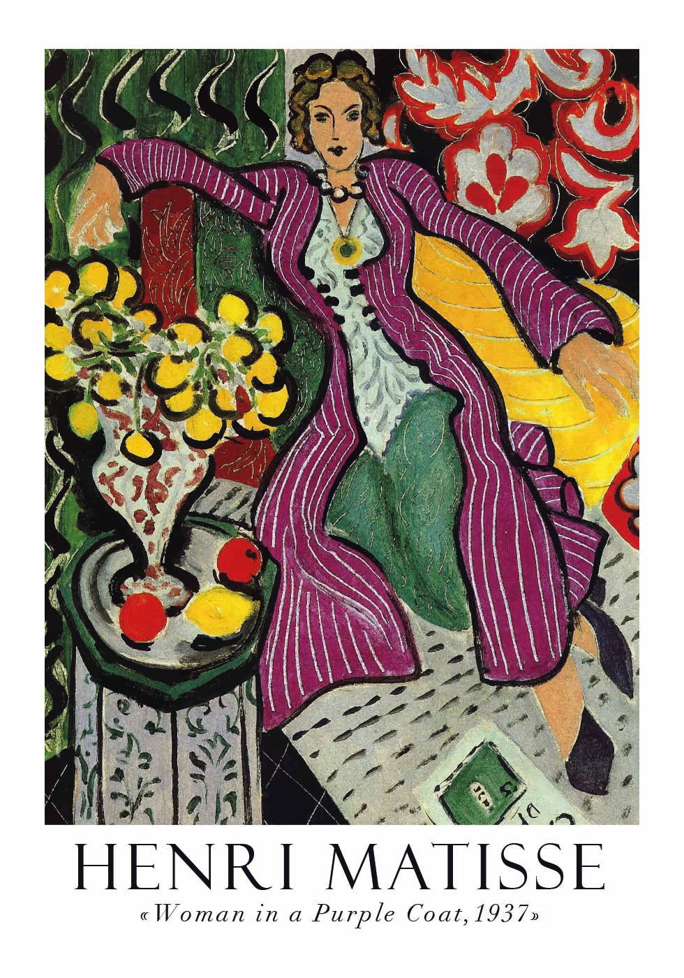 Henri Matisse - Woman in a Purple Coat Poster