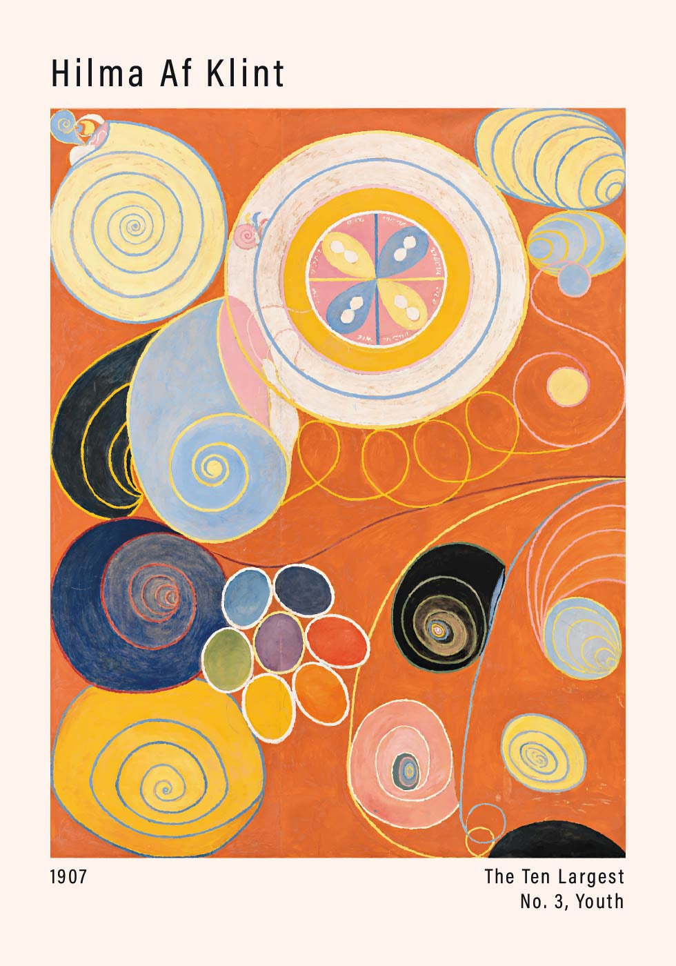 The Ten Largest, No. 3, Youth by Hilma af Klint Poster