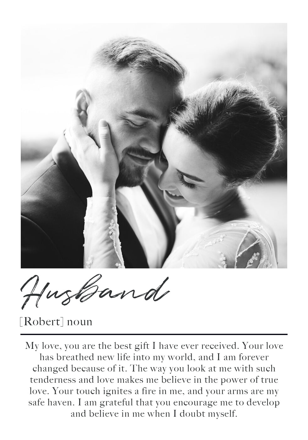 Husband Personalized Poster