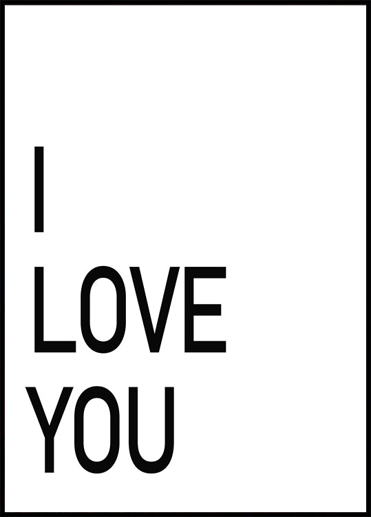 Love Expression Poster