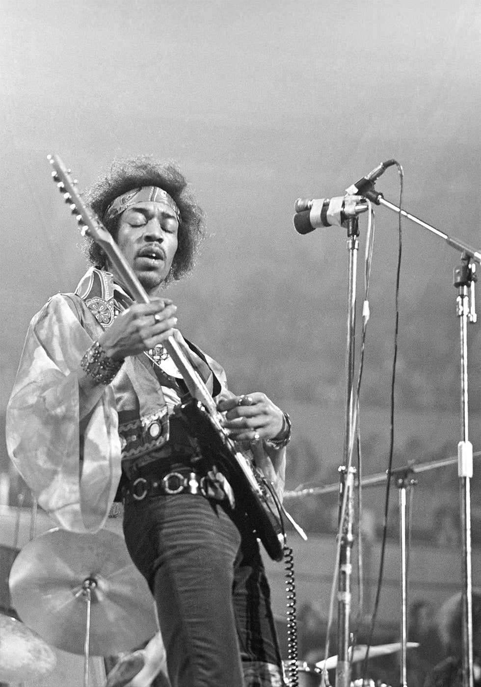 Jimi Hendrix Live Poster