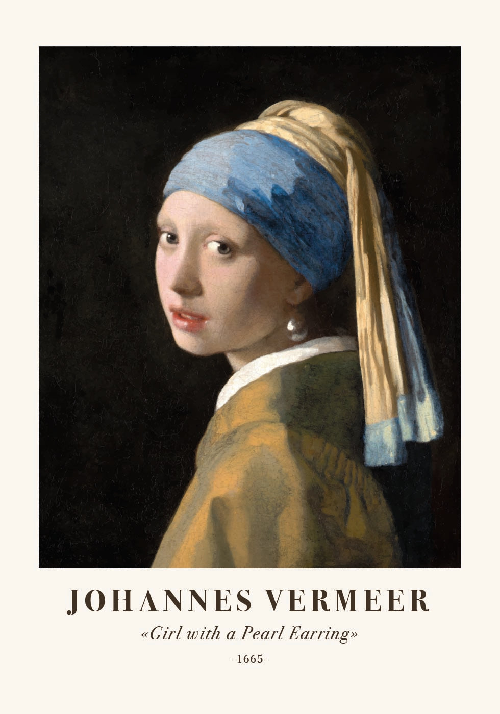 Johannes Vermeer, Girl with a Pearl Earring Poster
