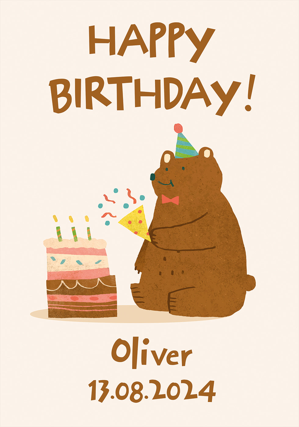 Kid's Birthday Personal Poster