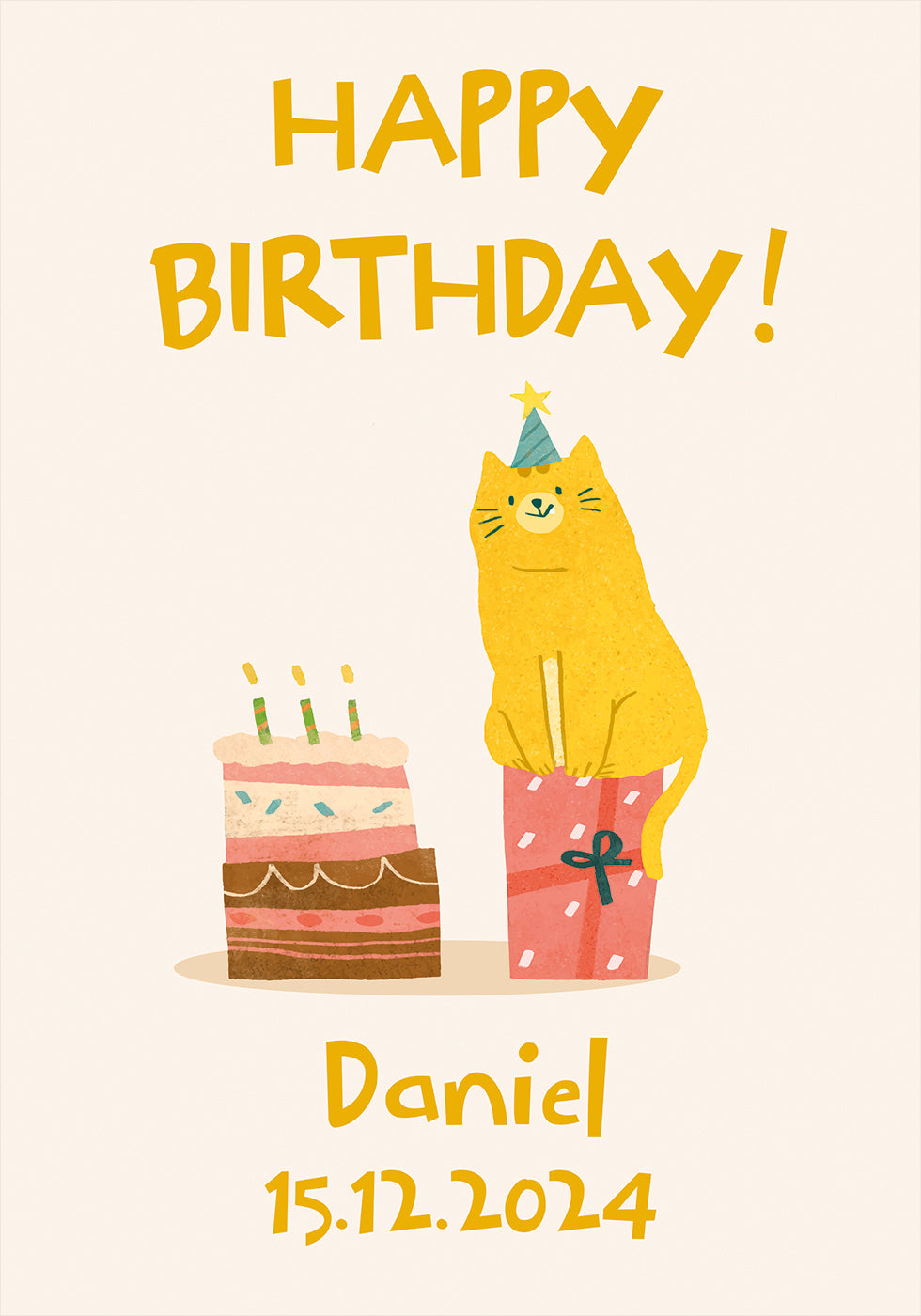 Kid's Birthday Personal 3 Poster