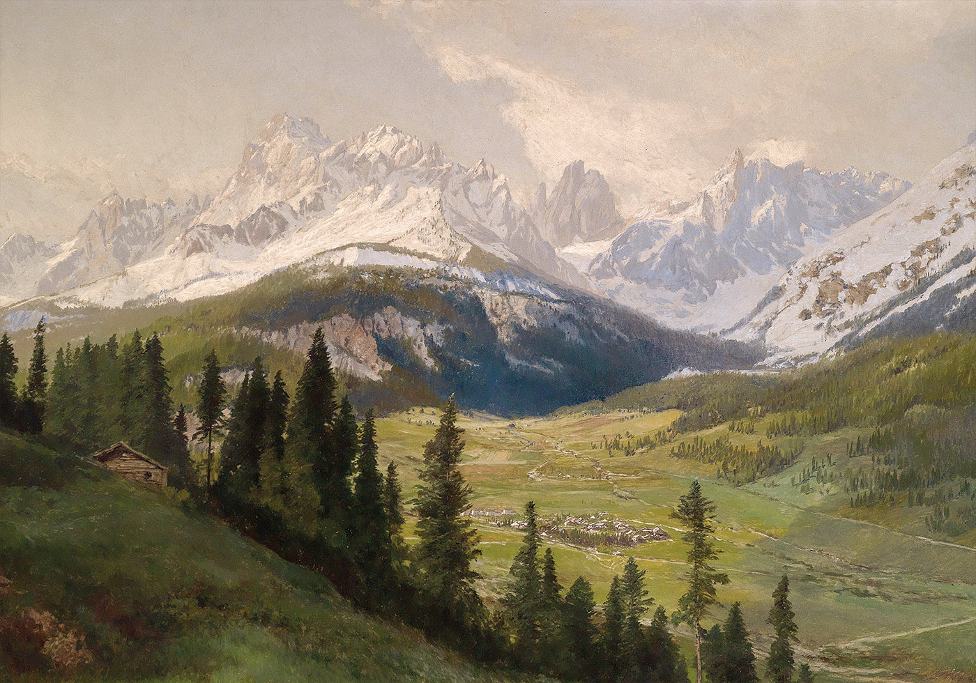 View from Mount Helm by Konrad Petrides Poster