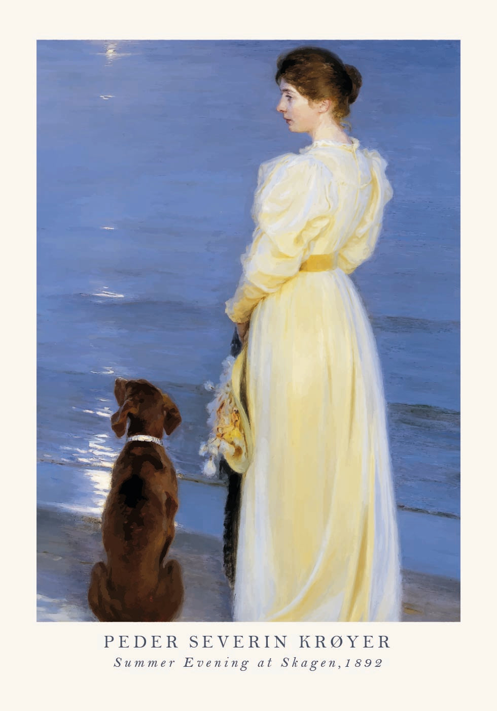 Summer Evening at Skagen, Peder Severin Krøyer Poster