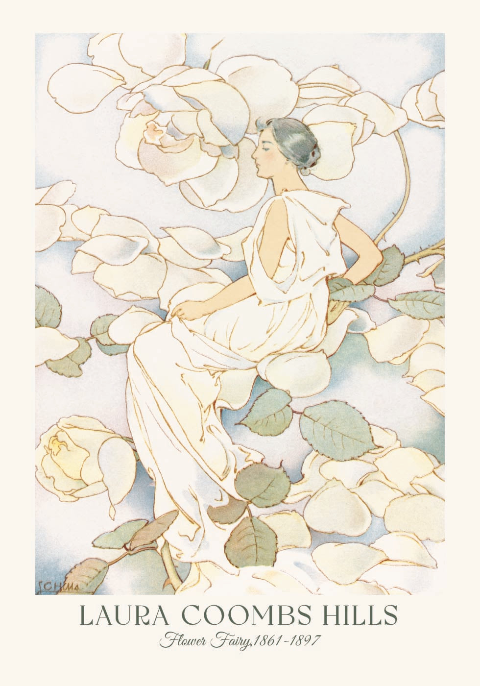Flower Fairy, Laura Coombs Hills Poster