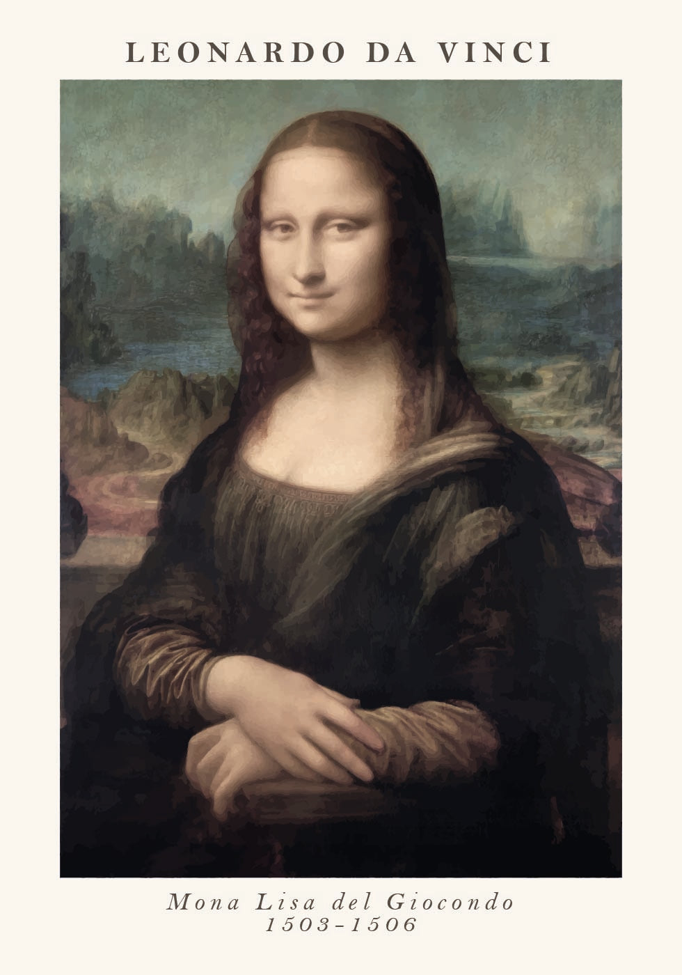 Mona Lisa, Leonardo Da Vinci Poster