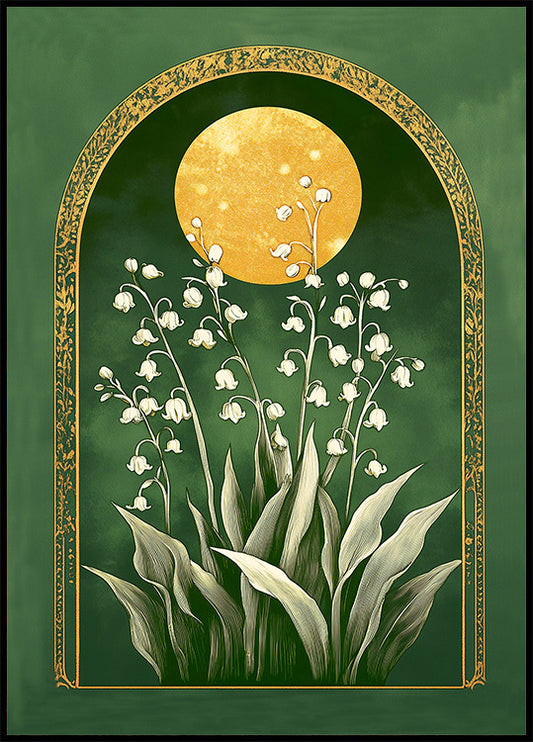 Lily of the Valley Vintage Poster