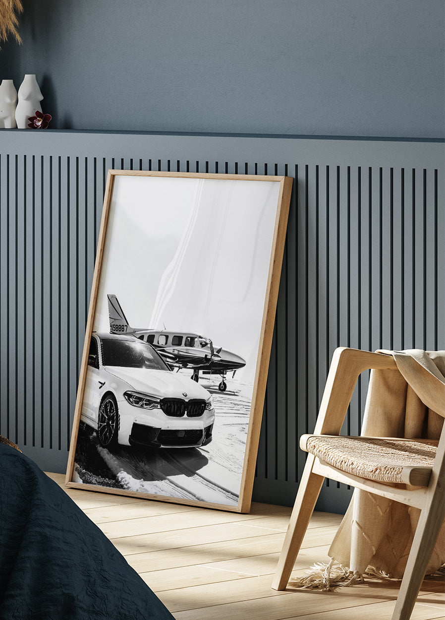 Luxury Life BMW Poster