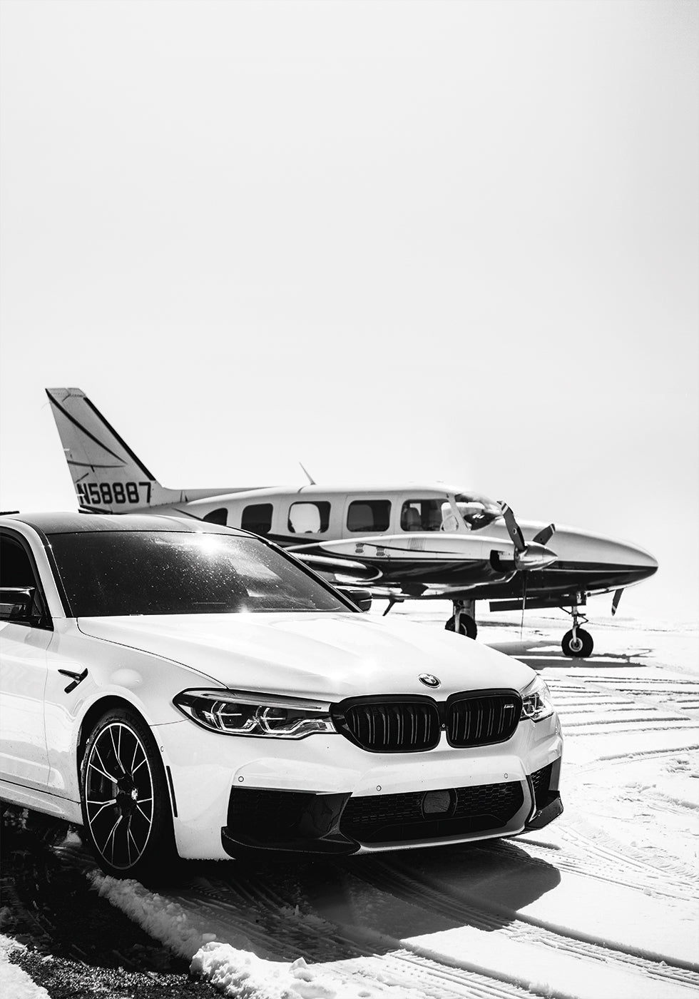 Luxury Life BMW Poster