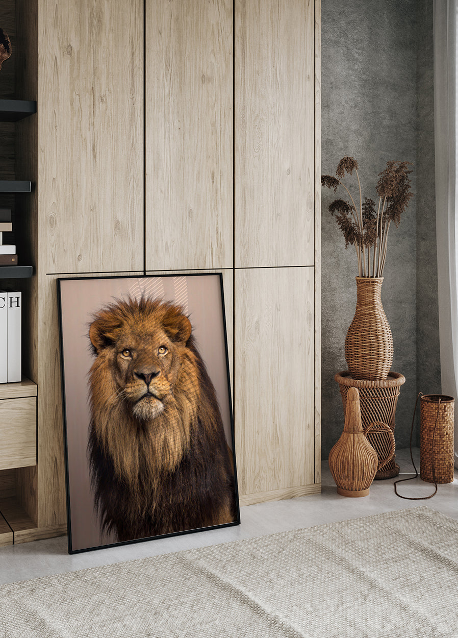 Majestic Lion Poster