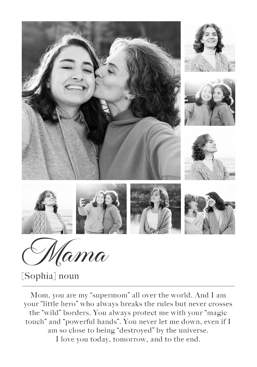Mama Definition Print Poster