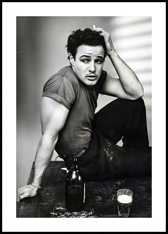 Marlon Brando Vintage Portrait Poster