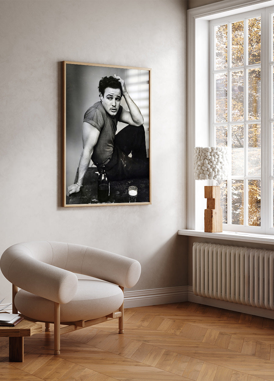 Marlon Brando Vintage Portrait Poster
