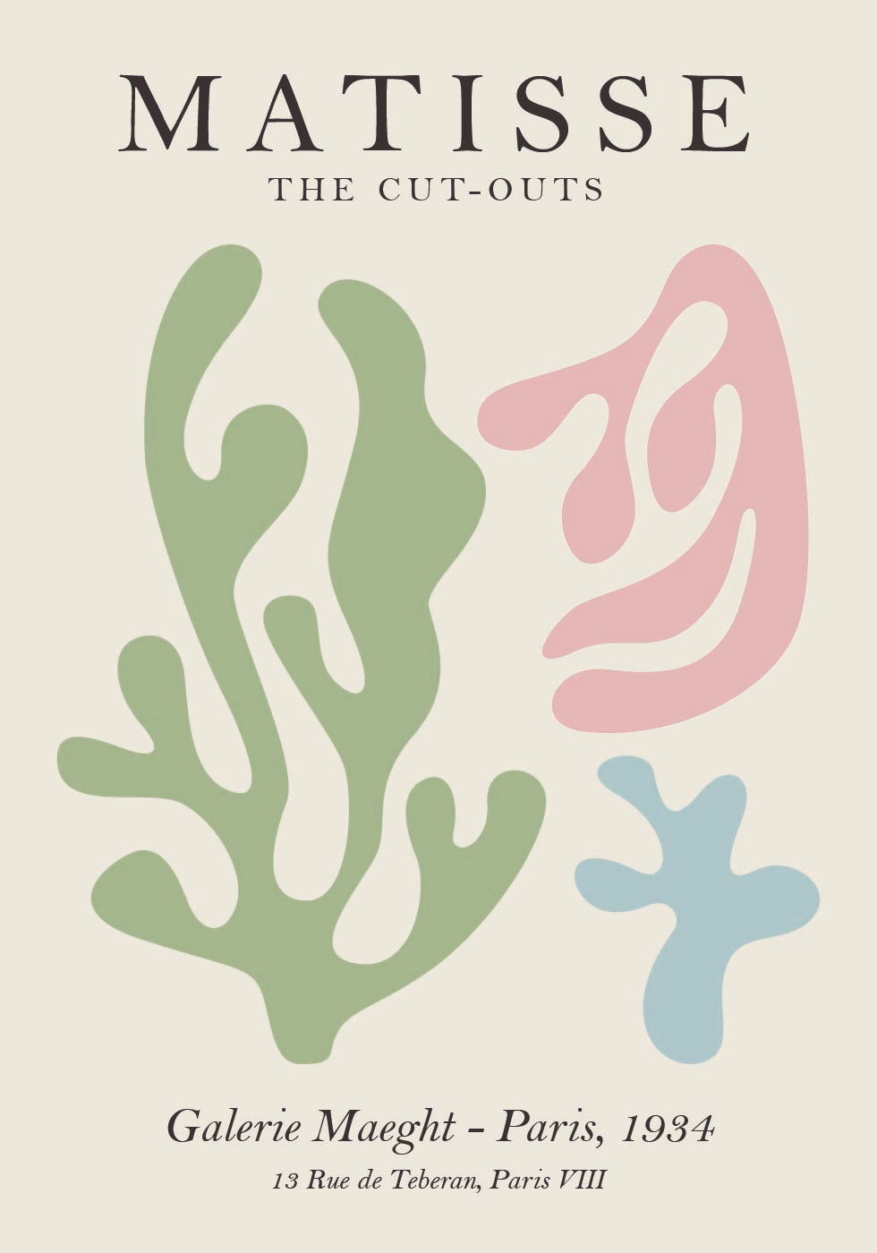 Matisse The Cut-Outs Poster