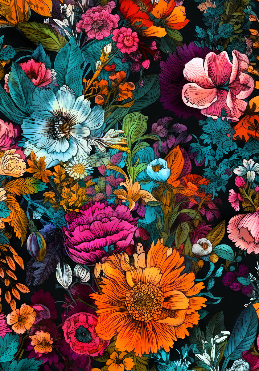 Meadow flowers 6 Poster