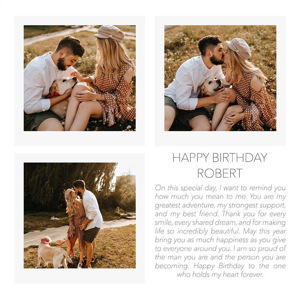 Minimalistic Happy Birthday Personal Poster