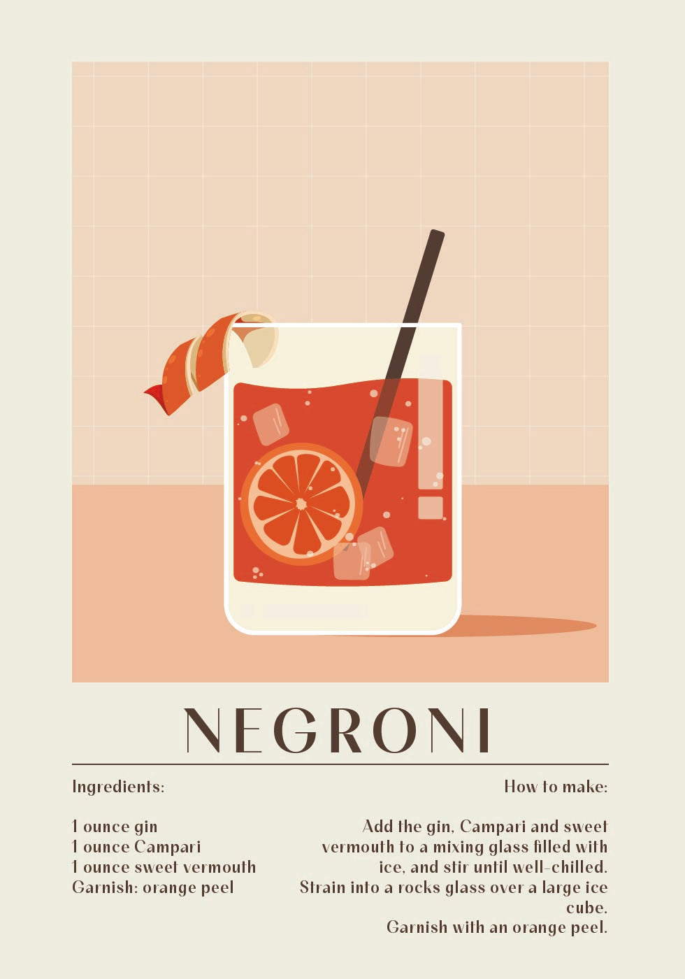 Negroni Poster