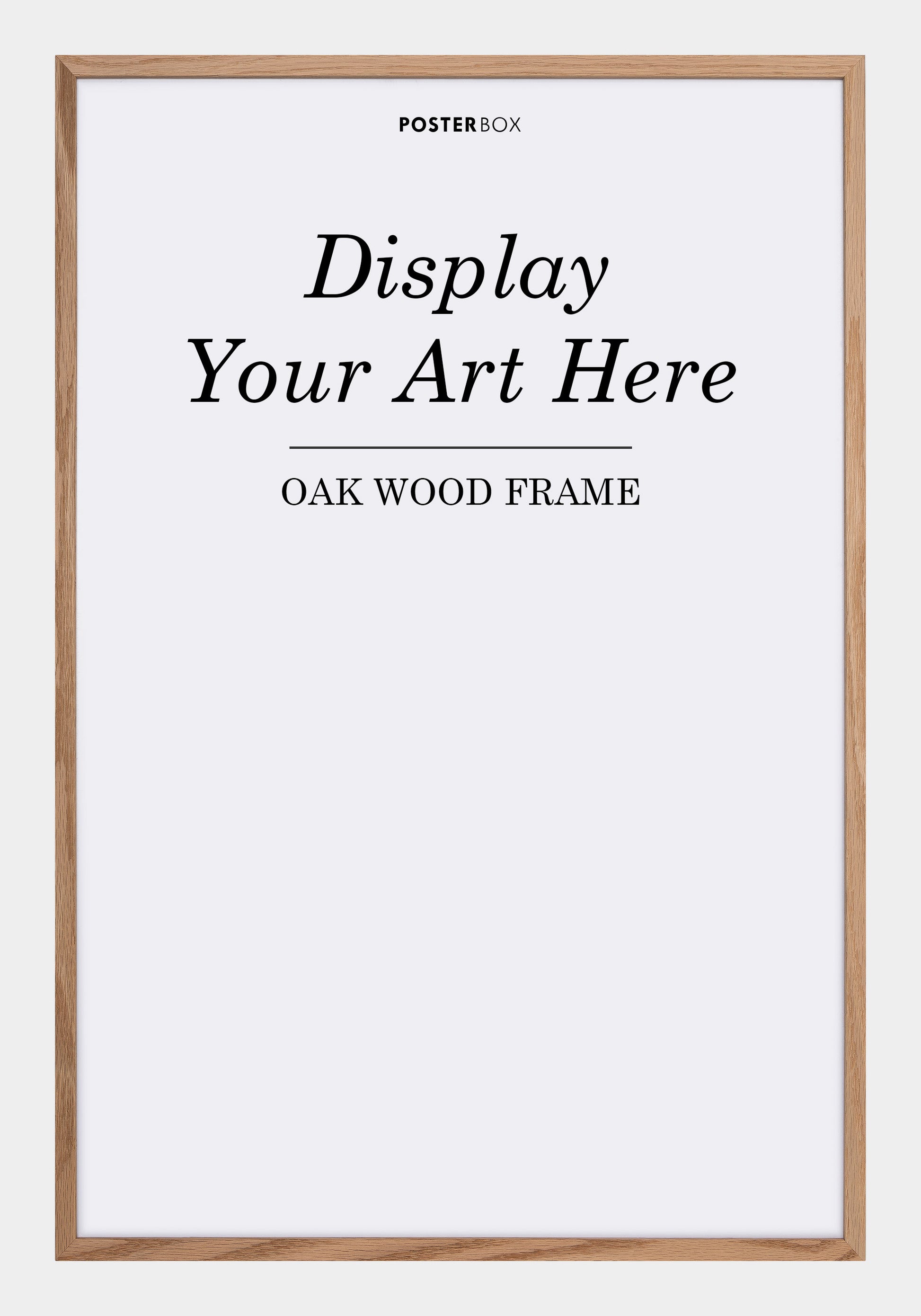 Oak Wood Frame