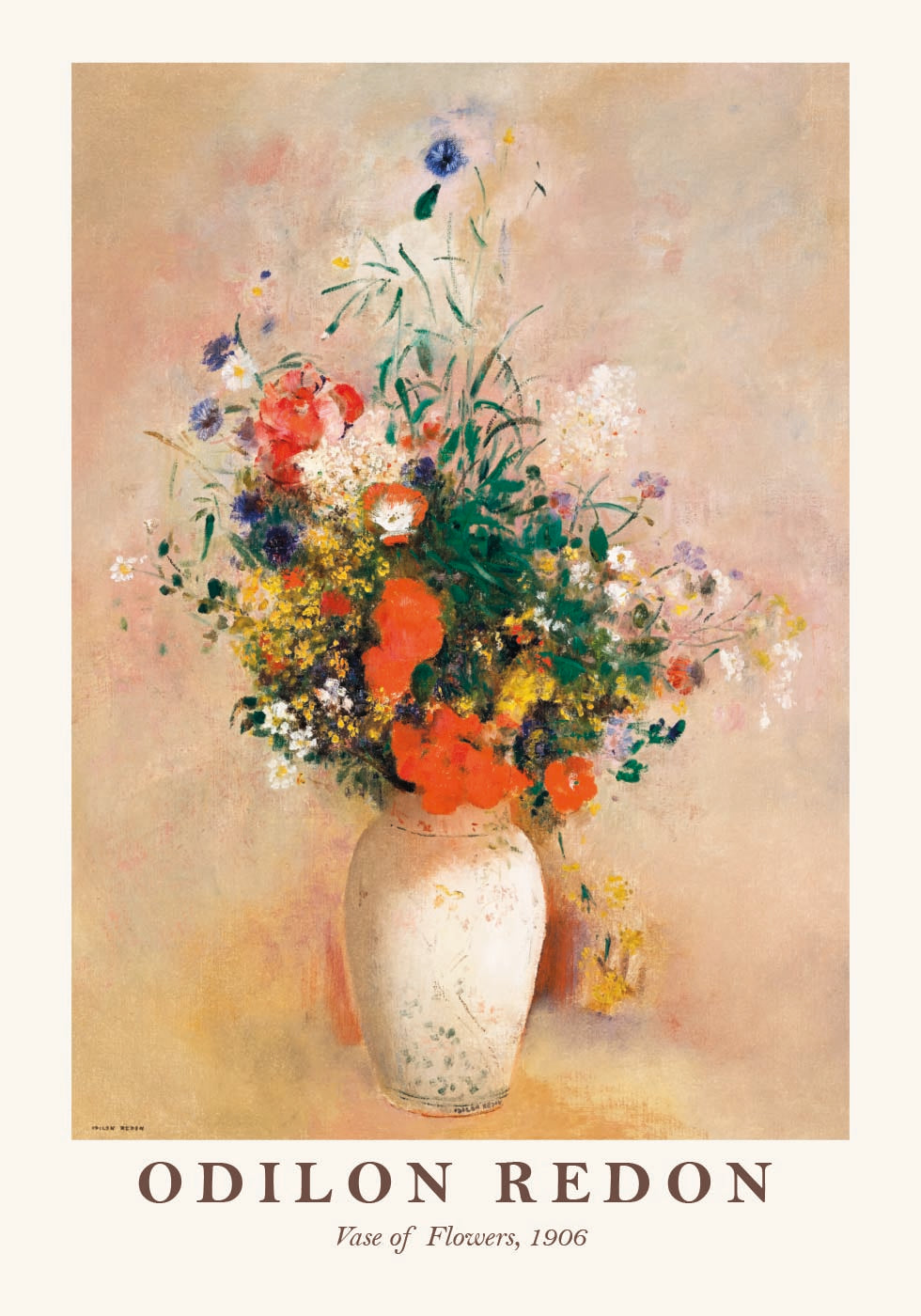 Odilon Redon, Vase of Flowers Poster