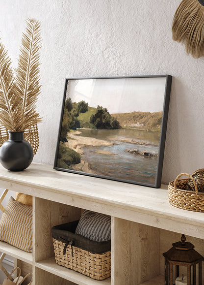 Oka River Landscape Poster