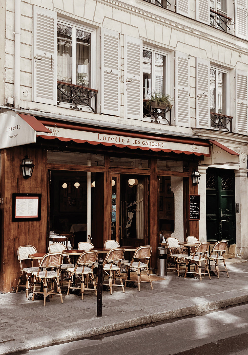 Old Cafe in Paris Poster