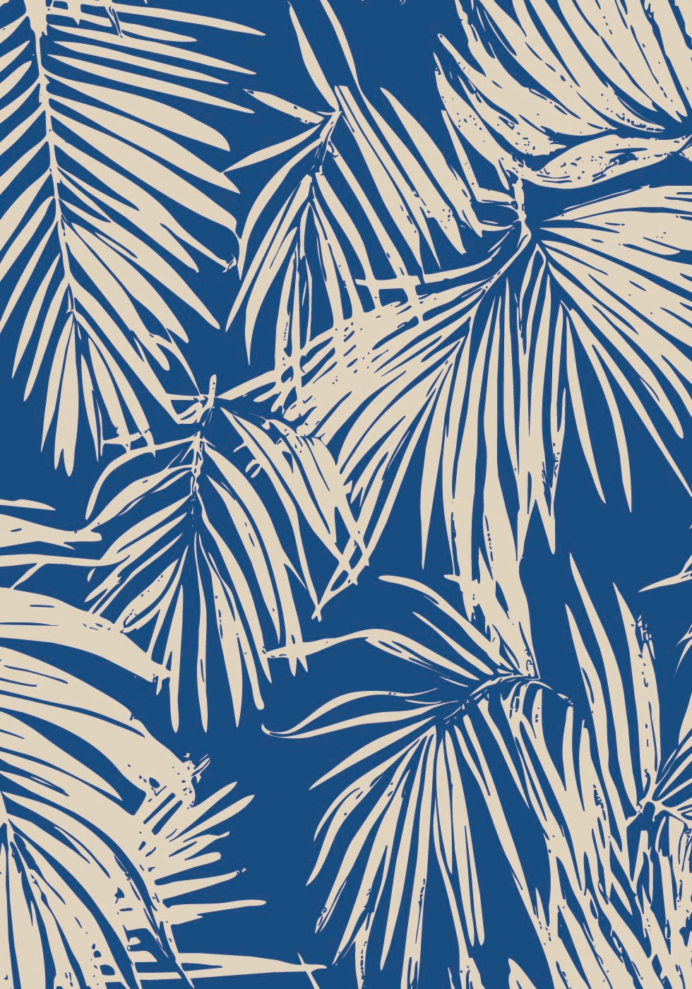 Palm Leaves Pattern Poster