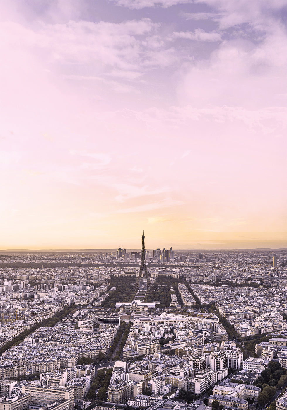 Paris During Sunset Poster