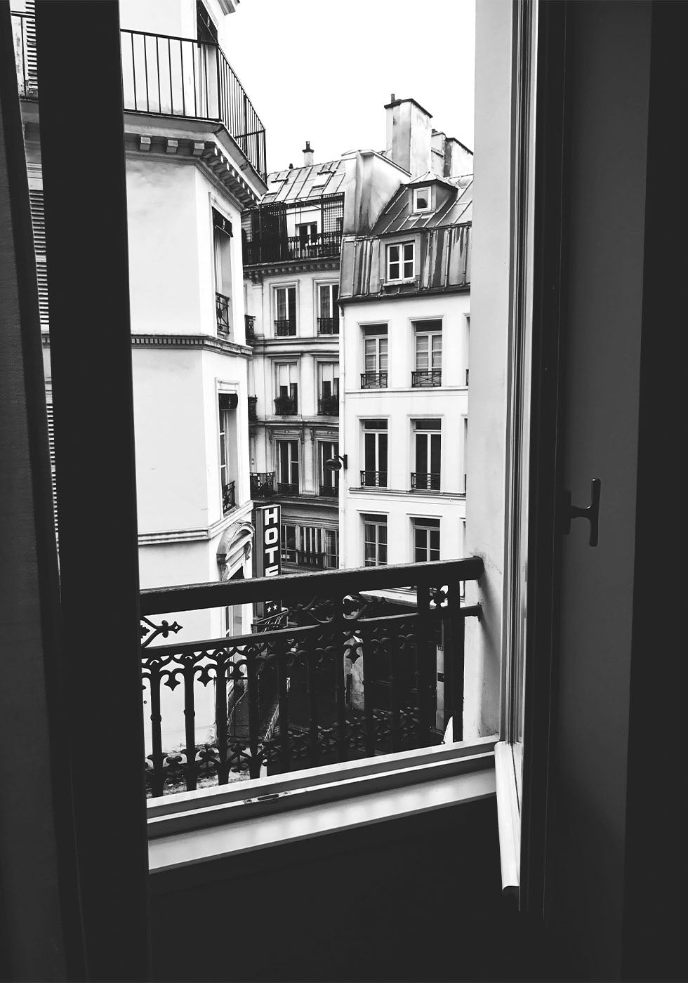 Parisian Window View Poster