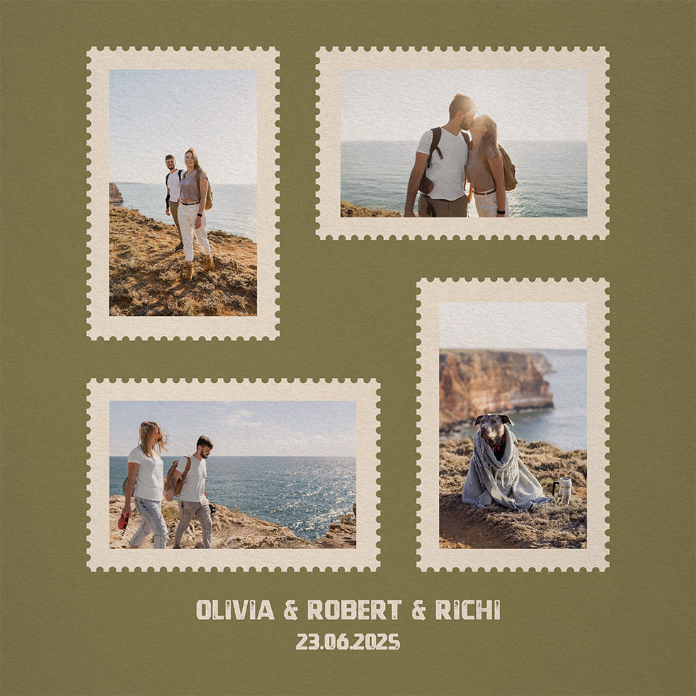 Personal Travel Postmark Poster